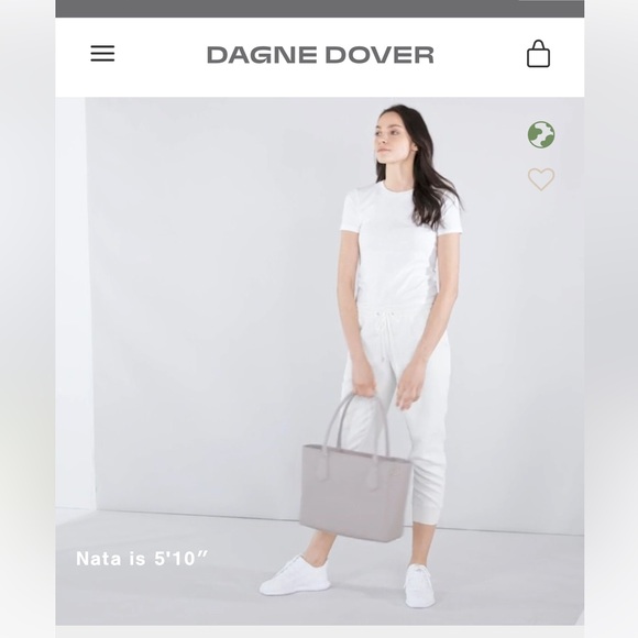 Dagne Dover Gray Tote Bag with Sleek Design - Picture 14 of 15